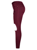 Summer Sexy Street Style Ripped Fit Wine Red Denim Jeans for Women