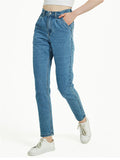 Women's Casual Style Harem Fit Campus Denim Jeans