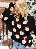 Stylish Christmas Santa Claus Pullover Knitted Sweater