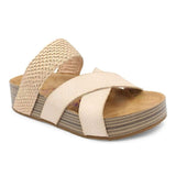 Casual Cross Strap Thick Sole Fisherman Sandals for Women