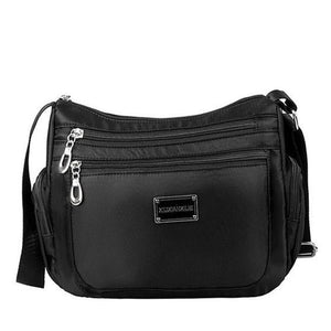 Multiple Compartment Zip Fastening Adjustable Shoulder Strap Waterproof Crossbody Bag
