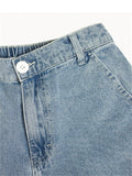 Spring Autumn Extra Loose Pocket Harem Pants Denim Jeans for Women