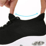 Breathable Mesh Lace-Up Hypersoft Sneakers