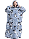 Adorable & Warm Hooded Wearable Blanket for Winter