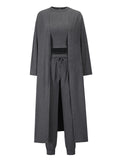 Women's Casual Comfy Slim Outfits Vest+Coat+Trousers