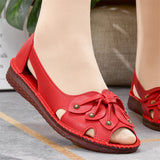 Women's Extra Soft Rubber Sole Non-Slip Fish Mouth Sandals for Summer