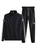 Men's Casual Youthful Long Sleeve Coat Long Pants Sets