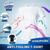 Men's Ice Silk Anti-Dirty Waterproof Quick Dry T-Shirt