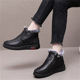 Comfy Warmth Thickened Brushed Mother Winter Boots