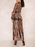 Vintage Style Sequined Gatsby Robe Dress