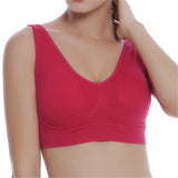 New Casual Plus Size Bras For Women Seamless Bra With Pads Sporty Vest