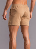 Men's Summer Super Soft Fitness Loose Elastic Waist Cotton Shorts