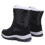 Super Warm Waterproof Lace Up Women Long Boots for Winter