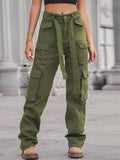 Women's Cool Washed Multi Pockets Cargo Pants