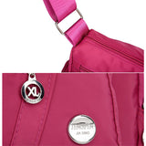 Multi-Pocket Zip Fastening Adjustable Shoulder Strap Casual Crossbody Bag