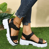 Fashion Comfy Soft Thick Sole Leather Sandals for Women