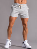 Men's Summer Super Soft Fitness Loose Elastic Waist Cotton Shorts