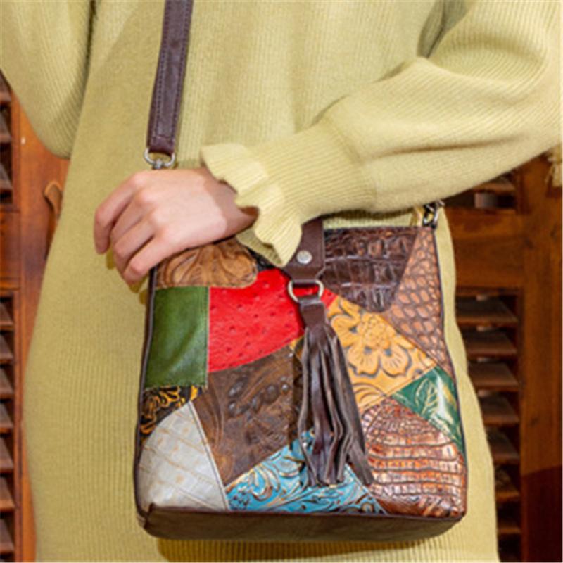 Elegant Fashion Patchwork Durable Personality Ladies Shoulder Bags