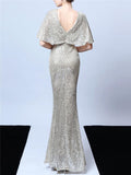 Stunning Sequined Illusion Neckline Mother of the Groom Dresses