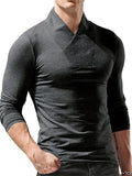 Turtleneck Pullover Long Sleeve Slim T-Shirts