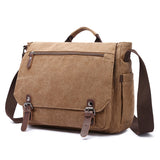 Male Canvas Business Briefcase Crossbody Handbags