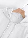 Casual Cotton Linen Long Sleeve Mens Lightweight Hoodie