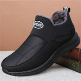 Simple Style Casual Waterproof Fleece Lining Non-Slip Flat Boots