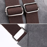 Casual Style Multi-Pocket Zipper Soft-Touch Canvas Durable Lightweight Backpack