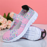 Fashion Closed Toe Breathable Woven Sandals for Women