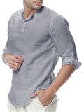 Men's Long Sleeve Breathable O-Neck Shirts