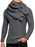 Slim Pullover Turtle Neck Knitted Sweater