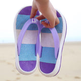Comfy Soft Beach Flip Flops Memory Foam Slippers