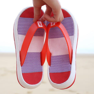 Comfy Soft Beach Flip Flops Memory Foam Slippers