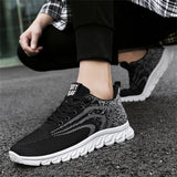 Korean Style Men Lace Up Extra Breathable Mesh Running Sneakers Shoes