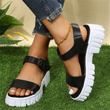 Fashion Comfy Soft Thick Sole Leather Sandals for Women