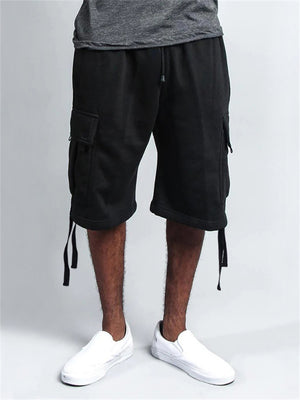 Men's Plus Size Relaxed Cargo Shorts with Pockets