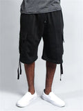 Men's Plus Size Relaxed Cargo Shorts with Pockets