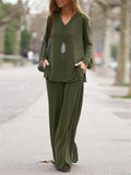 Women's Loose Comfy Long Sleeve 2-Piece Sets