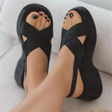 Female Fashionable Beach Daily Large Size Sandals