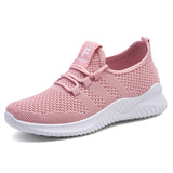 Running Mesh Breathable Soft Sole Trendy Sneakers for Women