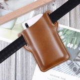 Men's Vintage Leather Waist Holster Phone Bag