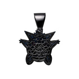 Zircon Stone Elf Hip Hop Stainless Steel Necklace