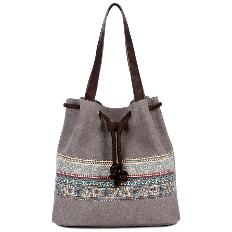 Ladies Fashion Boho Style Canvas Handbags