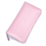 Unisex Multiple Compartment RFID Technology Anti-Scanning Card Slot Currency Wallet