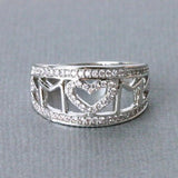 Fashion Jewelry Gift Crystal Mom Ring