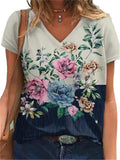 New Butterfly Printed Short Sleeve Loose T-Shirts