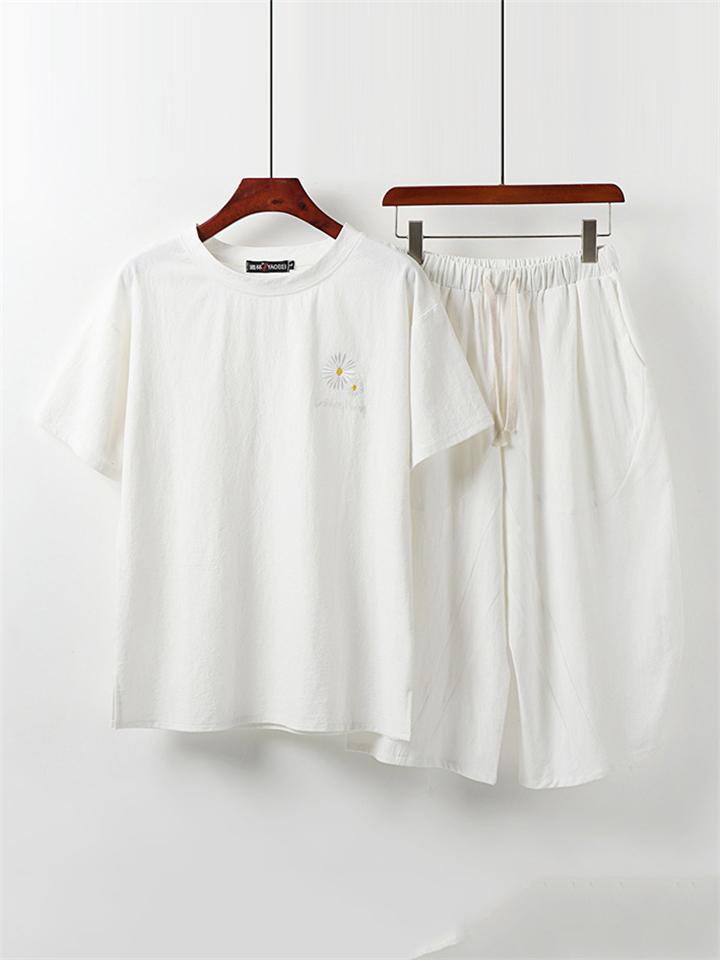 Men's Short Sleeve Linen Sets
