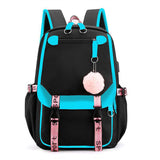 Female Trending Large Capacity Oxford Cloth Backpack