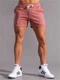 Men's Summer Super Soft Fitness Loose Elastic Waist Cotton Shorts