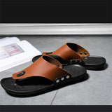 Men's Casual Flip Flop Beach Slippers for Summer